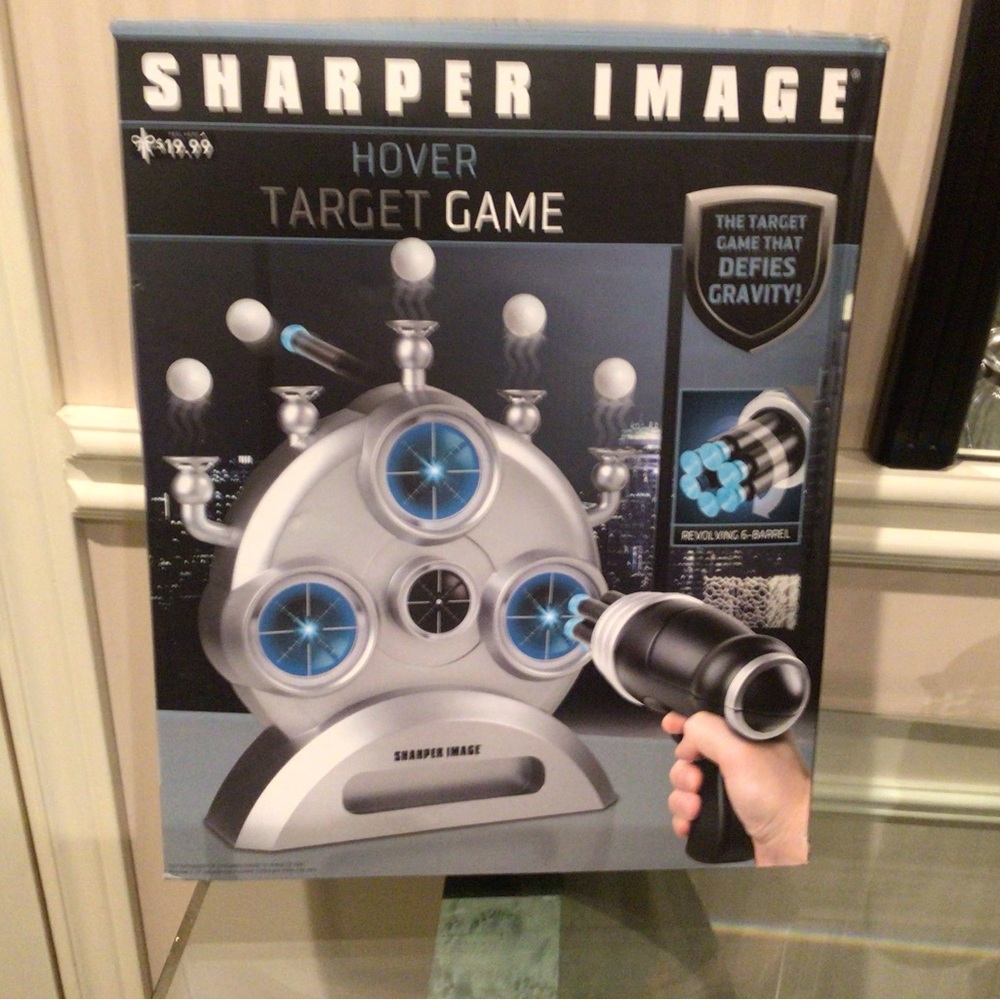 Sharper Image Blue and Silver Hover Target Set